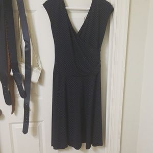 Polka dot midi dress